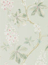 Sanderson Carta da parati Chestnut Tree - Seaspray/ Peony