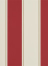 Ralph Lauren Papier peint Mapleton Stripe - Vermilion