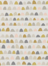 Scion Papier peint Priya - Blush/ Honey/ Linen