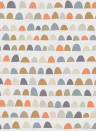 Scion Papier peint Priya - Nutmeg/ Paprika/ Jet