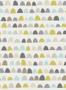 Scion Papier peint Priya - Mist/ Pear/ Pewter