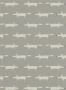 Scion Papier peint Little Fox - Silver