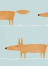 Scion Wallpaper Mr Fox Auburn