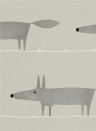 Scion Wallpaper Mr Fox Silver