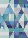 Scion Wallpaper Axis Sapphire/ Turqoise/ Slate