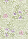 Tapete Larkspur von Morris & Co. - Olive/ Lilac