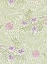 Morris & Co Wallpaper Larkspur Olive/ Lilac