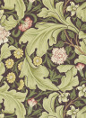 Morris & Co. Tapete Leicester - Chocolate/ Olive