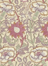 Morris & Co Papier peint Pink & Rose - Manilla/ Wine