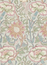 Morris & Co Papier peint Pink & Rose - Eggshell/ Rose