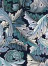 House of Hackney Wallpaper Acanthus Aegean Blue/ Midnight