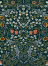 House of Hackney Tapete Blackthorn - Billiard Green