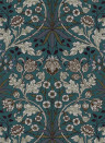 House of Hackney Wallpaper Hyacinth Petrol