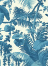 House of Hackney Wallpaper Pampas White/ Cerulean