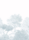 Sian Zeng Wandbild Hua Trees - Blue