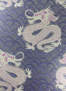 Matthew Williamson Wallpaper Celestial Dragon Ink/ Amethyst/ Metallic Antique Gold