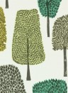 Baumtapete Cedar von Scion - Slate/ Apple/ Ivy