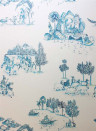 Tapete Zanskar von Osborne & Little - Teal/ Gold