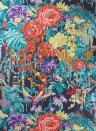 Tapete Mughal Garden von Osborne & Little - Navy/ Paprika