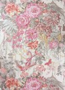 Matthew Williamson Papier peint Mughal Garden - Old Rose/ Grey