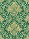 Cole & Son Wallpaper Pushkin Emerald Green & Lime