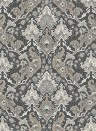 Cole & Son Wallpaper Pushkin Charcoal/ Grey