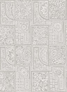 Cole & Son Papier peint Bellini - White/ Grey