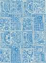 Cole & Son Papier peint Bellini - China Blue/ White