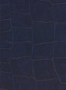 Élitis Papier peint Big Croco - Dunkelblau VP 423 29