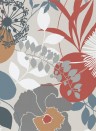 Florale Tapete Doyenne von Harlequin - Chalk/ Copper/ Sepia