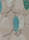 Tapete Epitome von Harlequin - Turquoise/ Pea/ Gilver