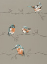 Harlequin Wallpaper Persico Tangerine/ Duckegg