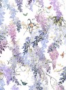 Wandbild Wisteria Falls von Sanderson - Lilac Paneel B
