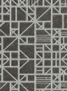Geometrische Tapete Window von Arte - Grüngrau