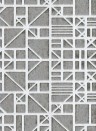 Geometrische Tapete Window von Arte - Grau