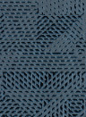 Arte International Wallpaper Oblique Blaugrau
