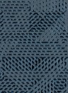 Geometrische Tapete Oblique von Arte - Blaugrau