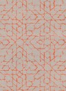 Arte International Wallpaper Spark Beigegrau/ Orange