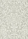 Morris & Co Papier peint Pure Acorn - Ecru/ Pewter
