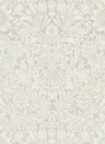 Morris & Co Papier peint Pure Sunflower - Chalk/ Silver