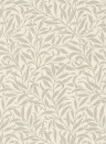 Morris & Co Wallpaper Pure Willow Bough Ecru/ Silver