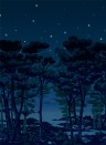 Rebel Walls Carta da parati panoramica The Enchanted Forest - Night