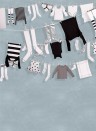 Tapete Laundry Day von Rebel Walls - Pale Blue