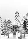 Rebel Walls Mural Nordic Valley Black/ White