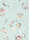 Sanderson Papier peint Fruit Aviary - Duck Egg/ Multi