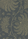 Sanderson Wallpaper Mapperton Graphite/ Gilver