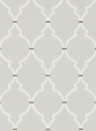 Sanderson Wallpaper Empire Trellis Silver/ Calico