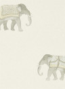 Sanderson Wallpaper India Silver/ Ivory