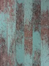 Osborne & Little Papier peint Driftwood - Teal/ Metallic Copper