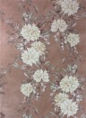 Osborne & Little Wallpaper Rhodora Cream/ Sage/ Rose Gold